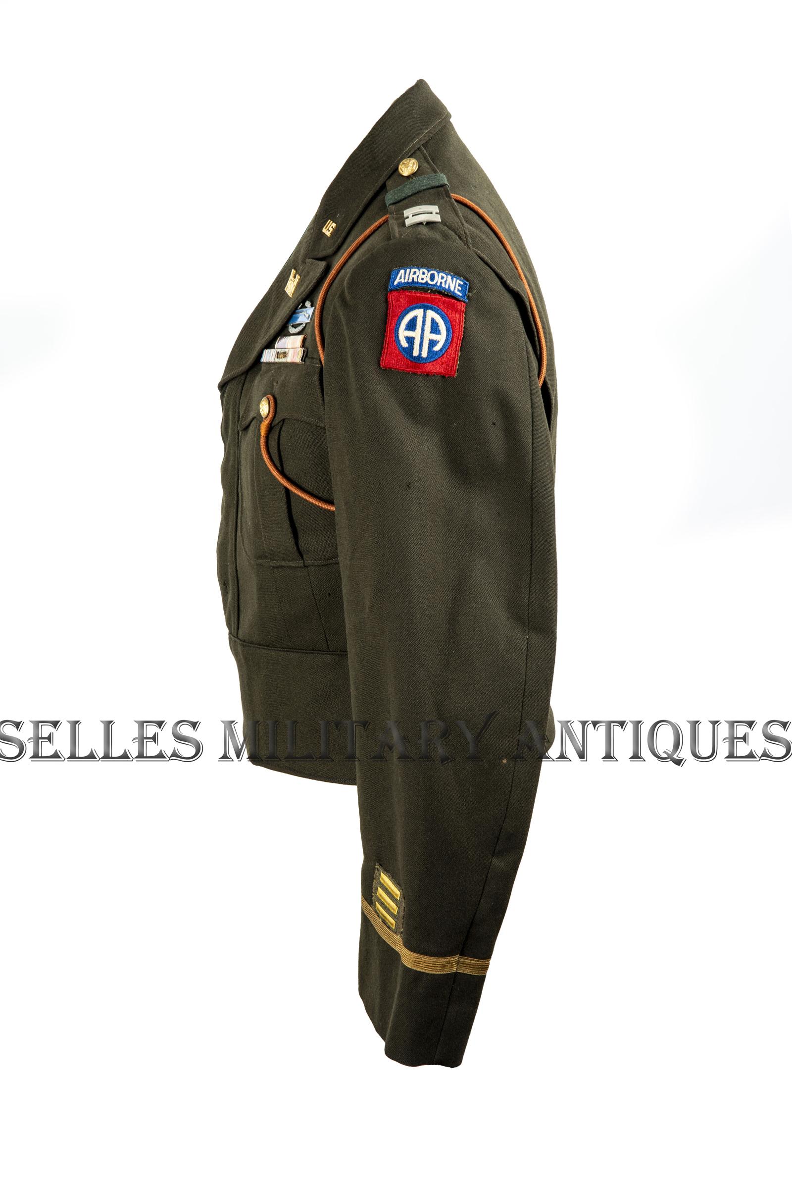 blouson-ike-jacket-officier-engineer-82eme-airborne-us-(4)
