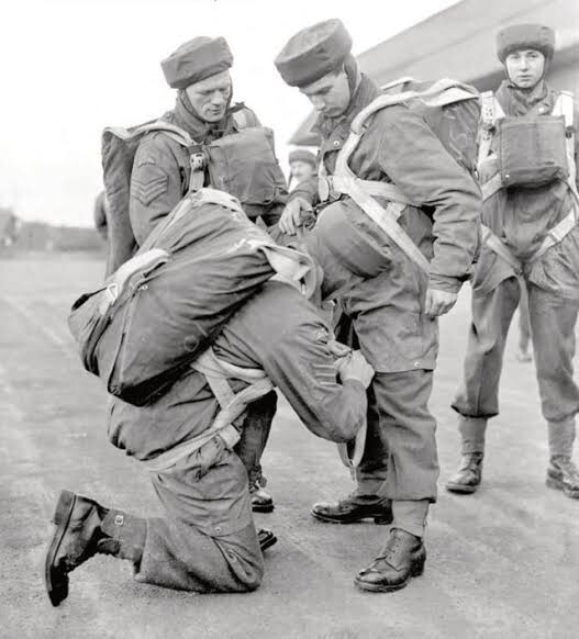 British paratrooper