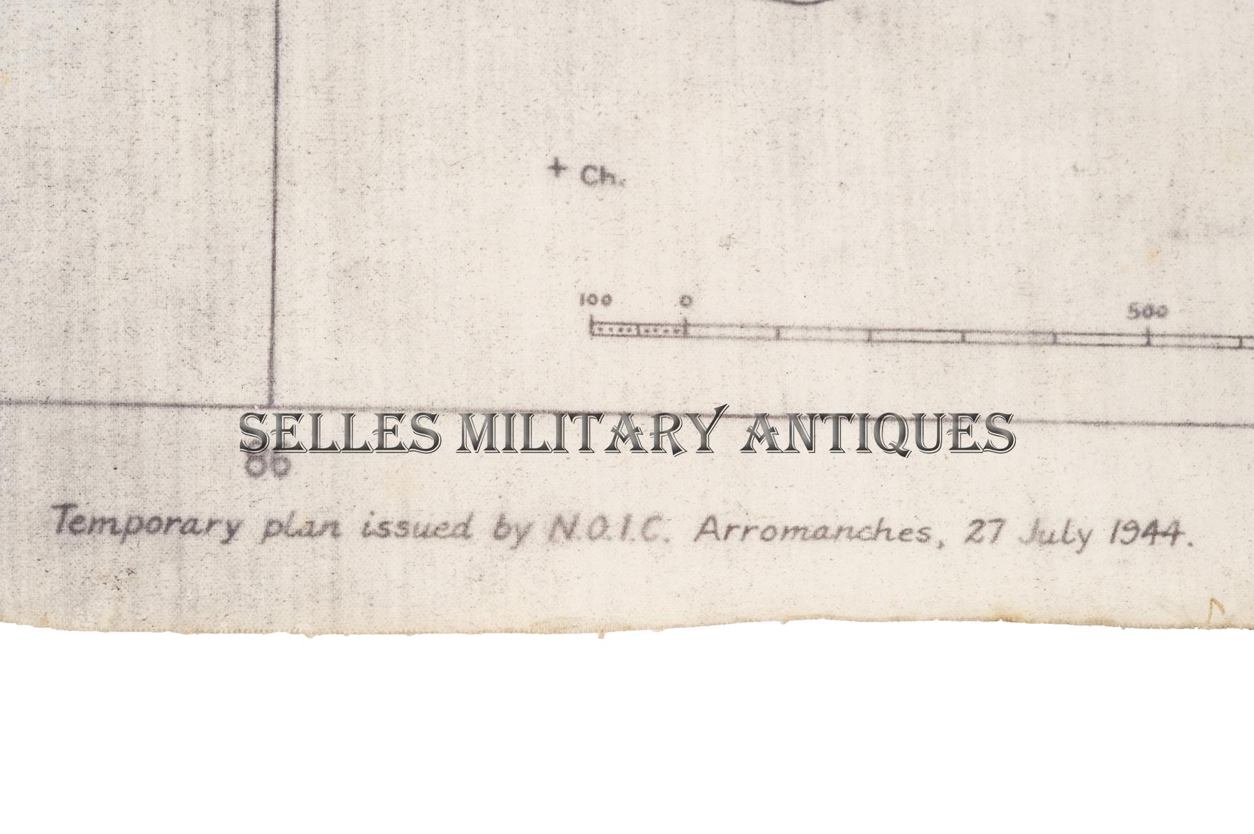 Carte MOST SECRET ARROMANCHES anglaise (4)