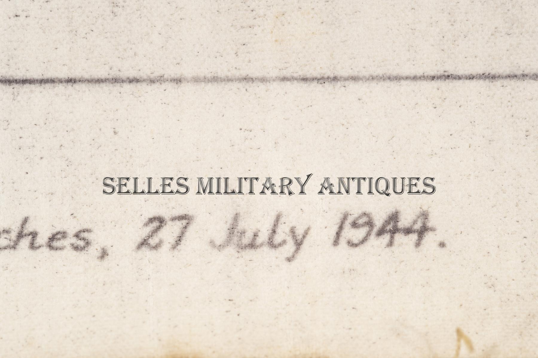 Carte MOST SECRET ARROMANCHES anglaise (5)