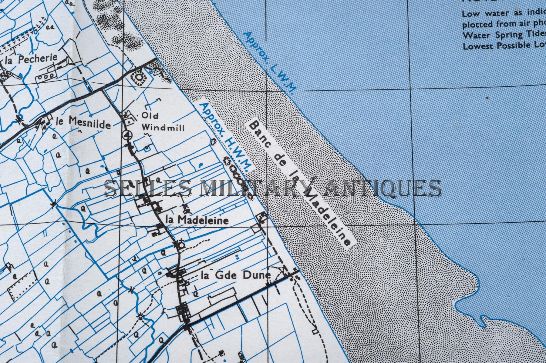 Carte SAINTEMARIEDUMONT 101st AB parachutiste Normandie US Selles