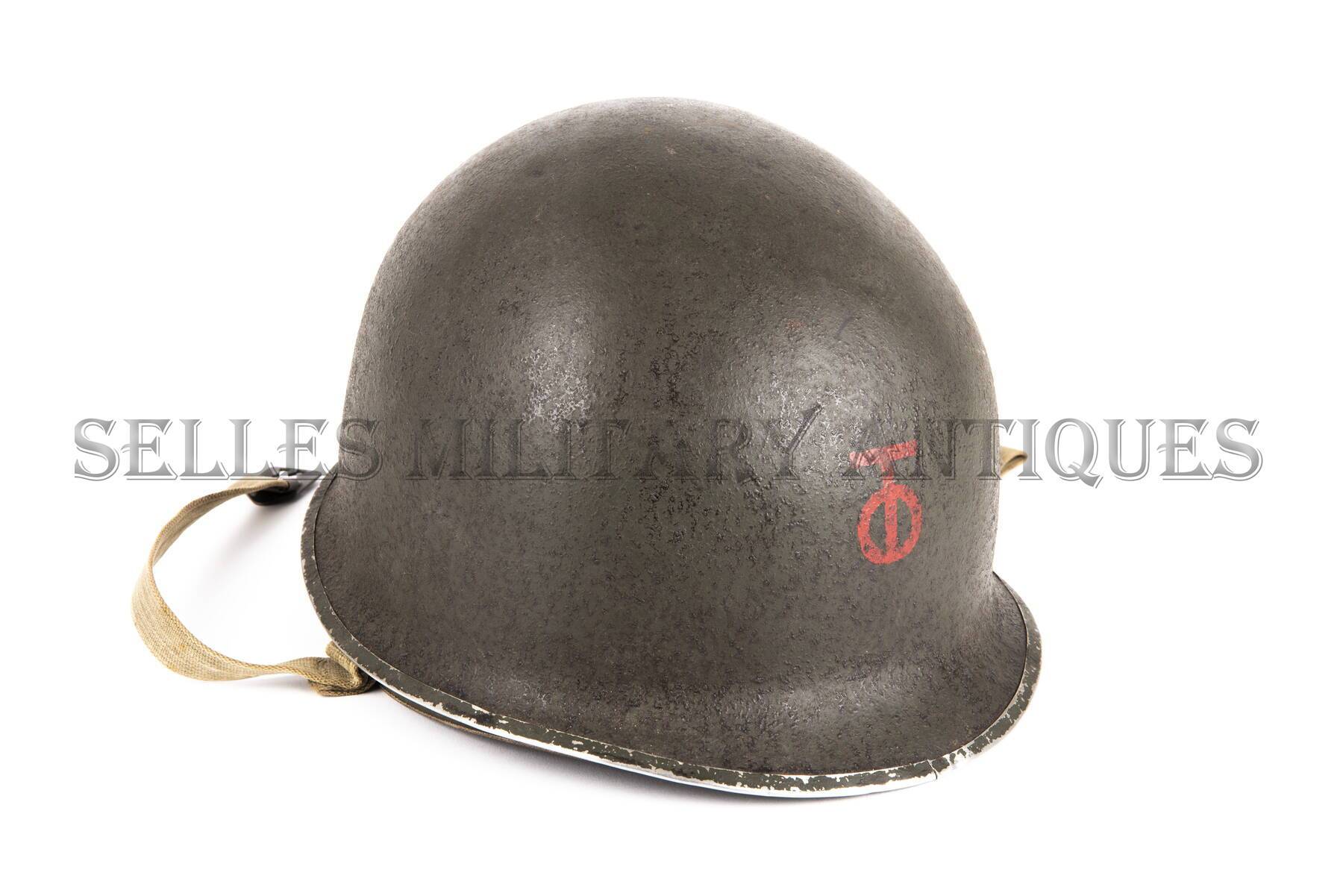 Casque M1 90eme DI attaches fixe Normandie US (1)