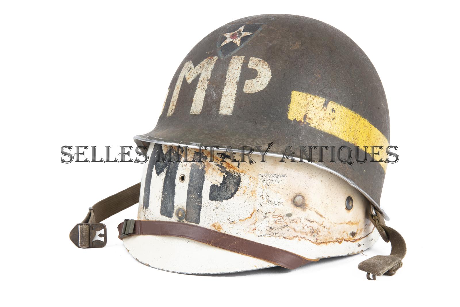 Casque M1 Military Police 2nd I.D. US (6)