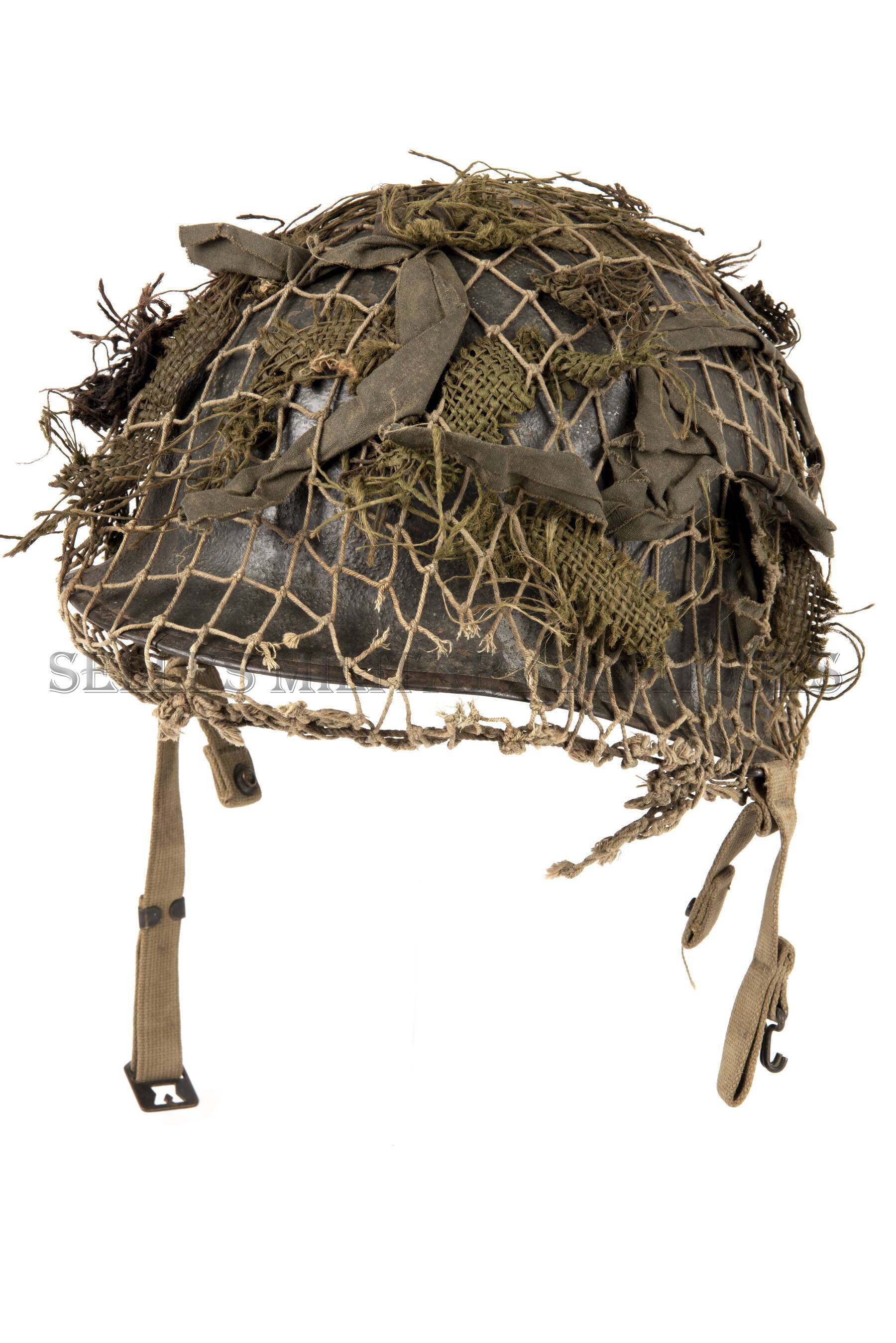 Casque M1C 506 PIR 101st AB parachutiste US - USC00013 (1).JPG