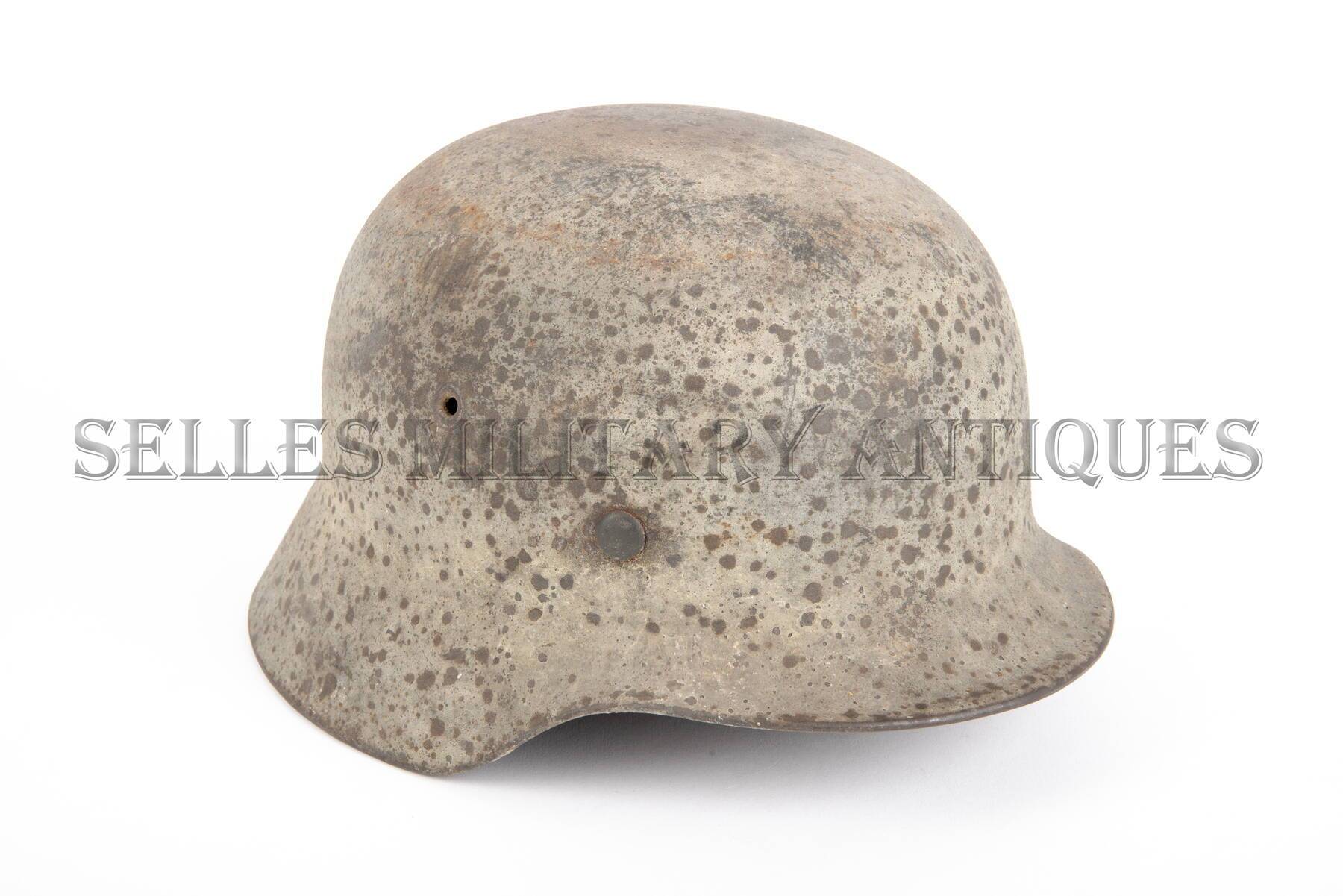 Casque M40 camouflé Normandie Allemand (1)