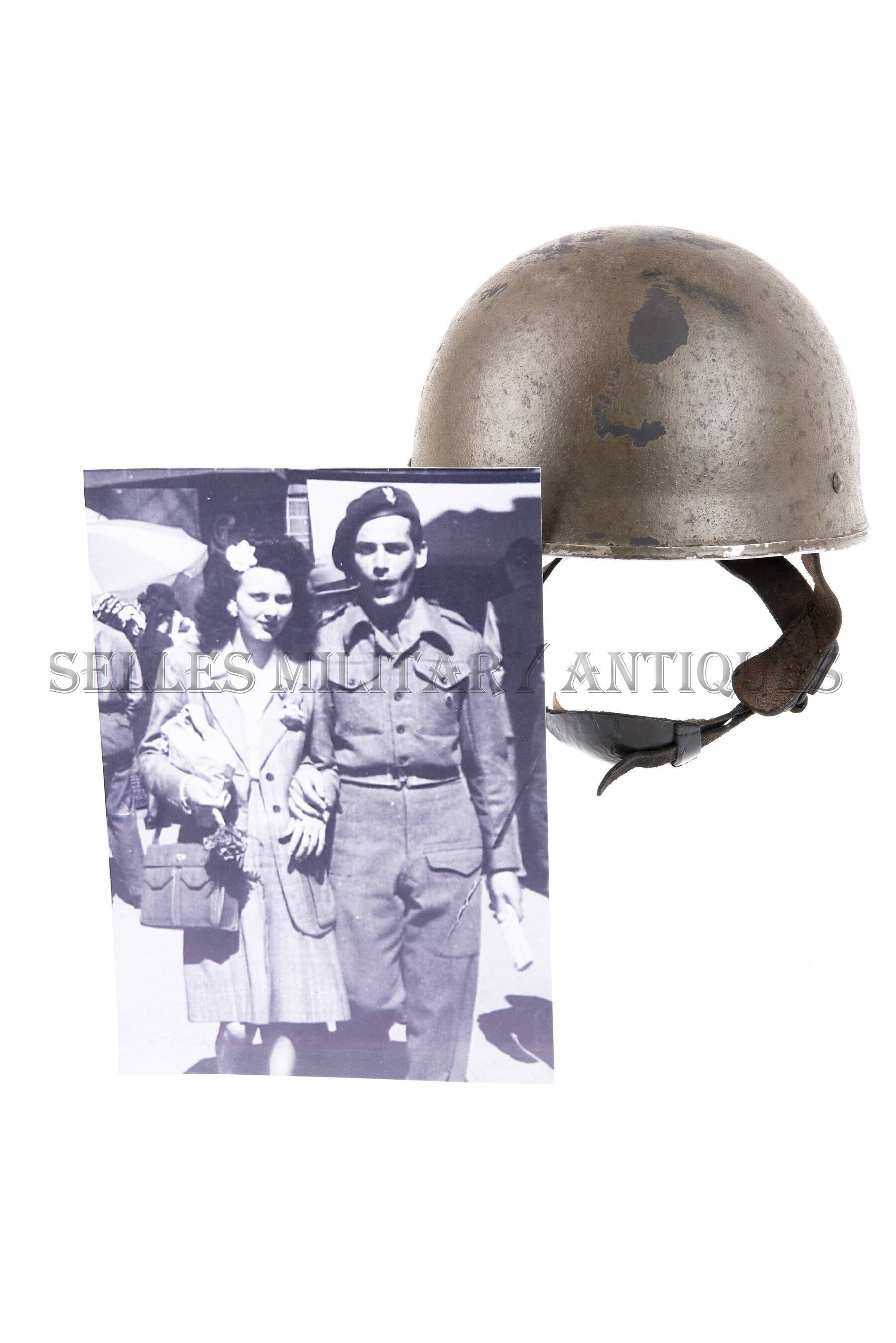 Casque MKII identifie parachutiste SAS francais et belge (4)