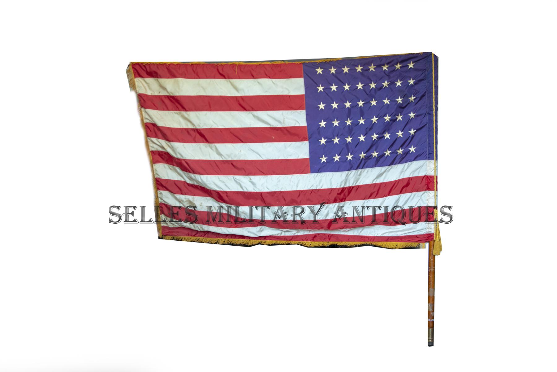 Gaetooely Lot de 12pcs 21x14cm Drapeau Americain USA Fanion avec Mats Rouge+Blanc+Bleu