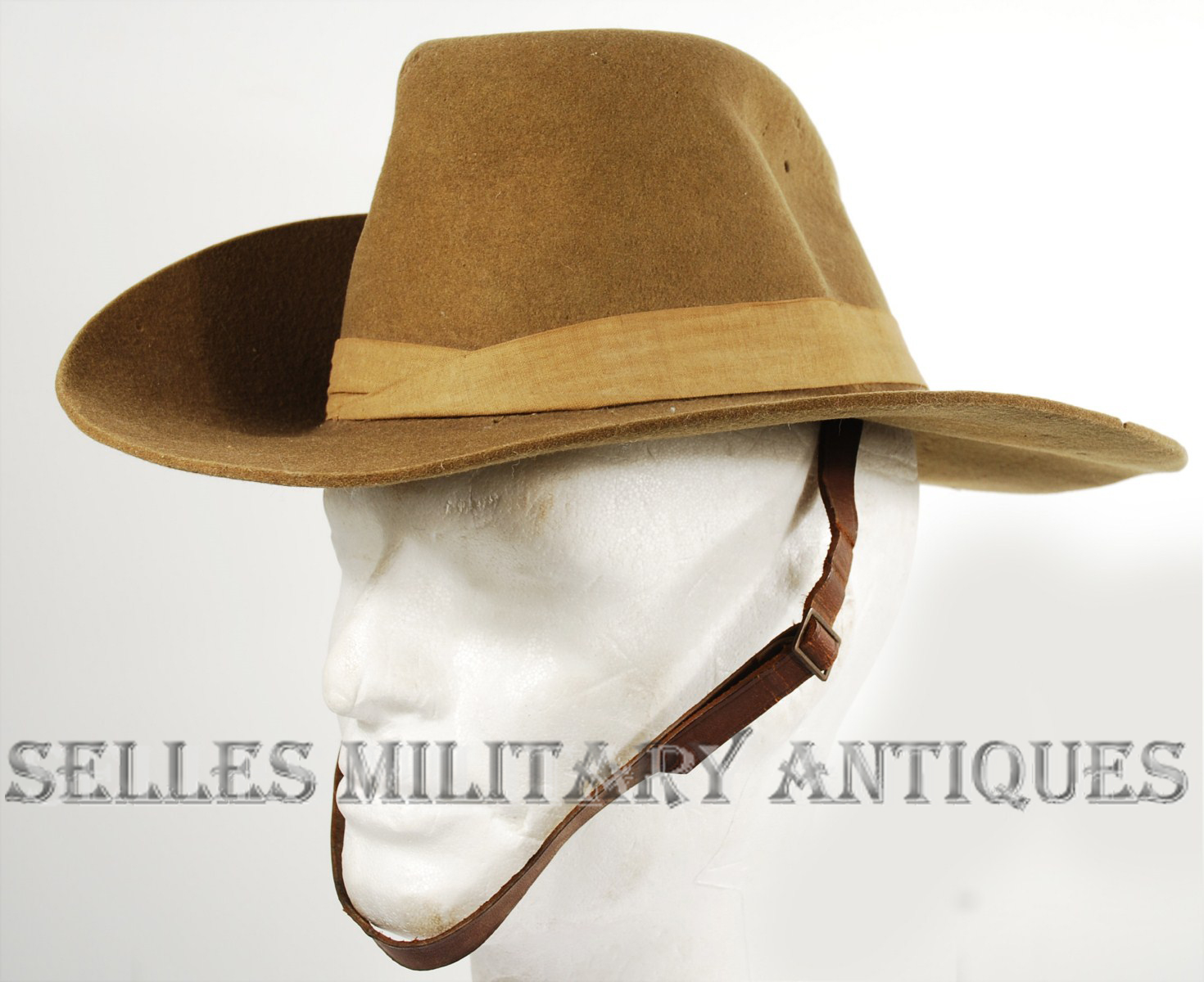 Chapeau "slouch hat" anglais Selles Military Antiques