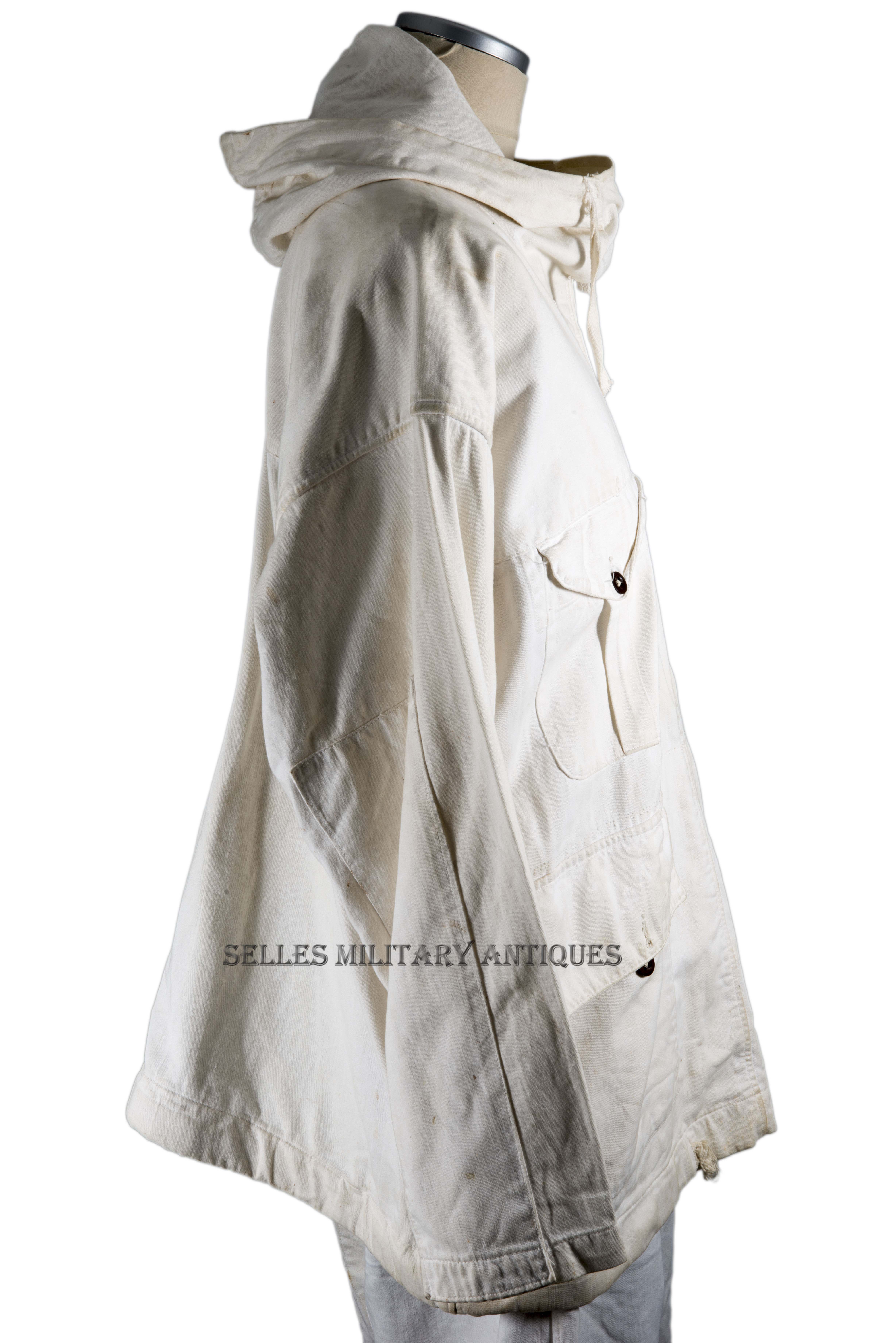 Tenue Peau De Saucisson Camouflage Hiver Anglaise Selles Military Antiques