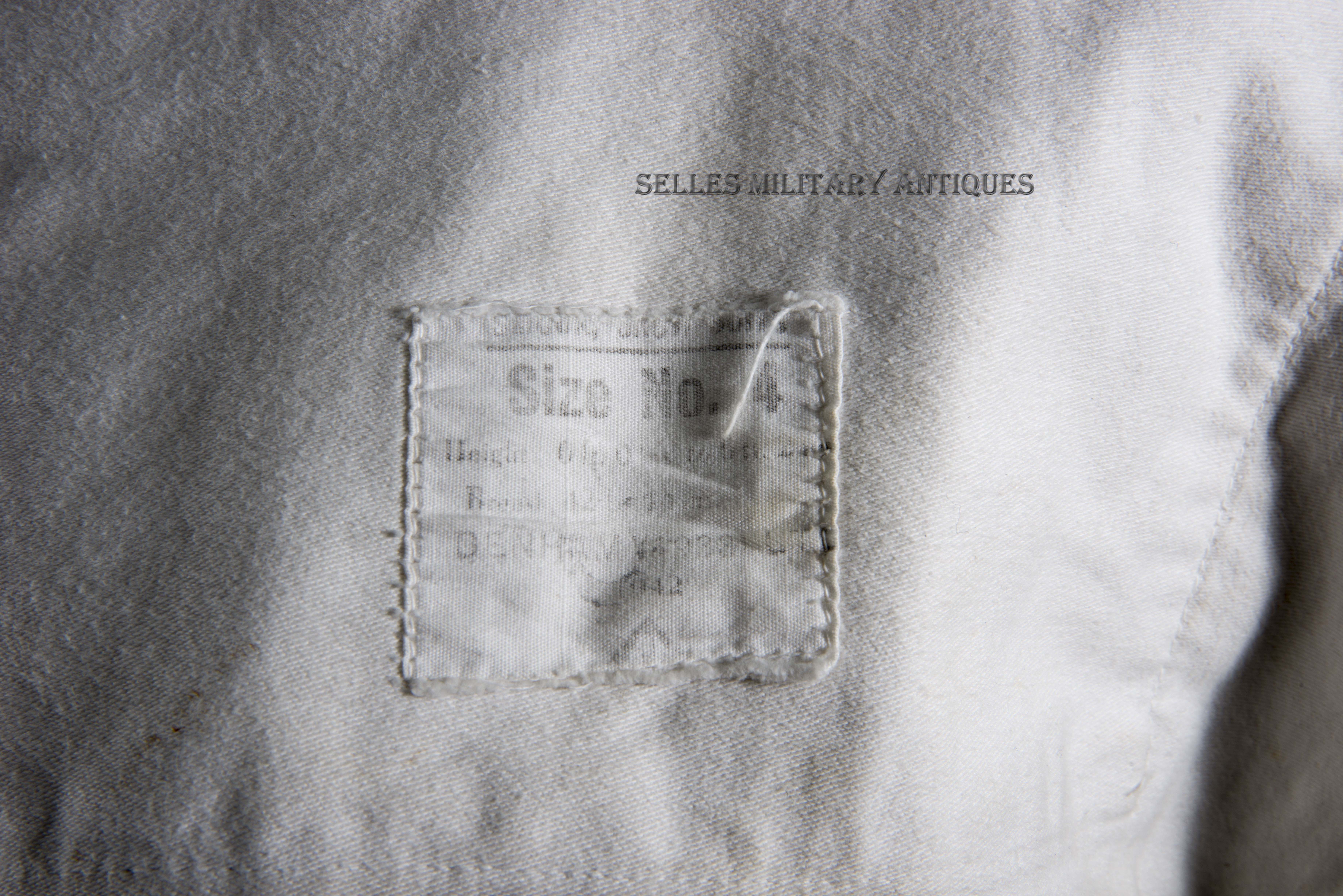 Tenue Peau De Saucisson Camouflage Hiver Anglaise Selles Military Antiques