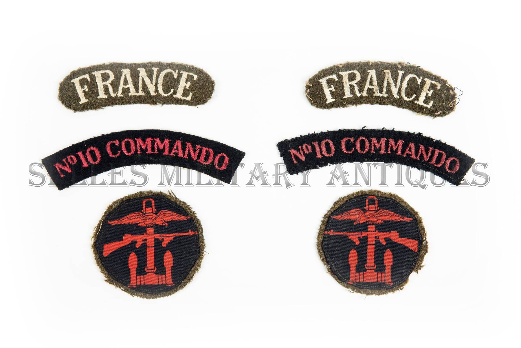 Grouping insigne numero 10 commando Kieffer francais (1)