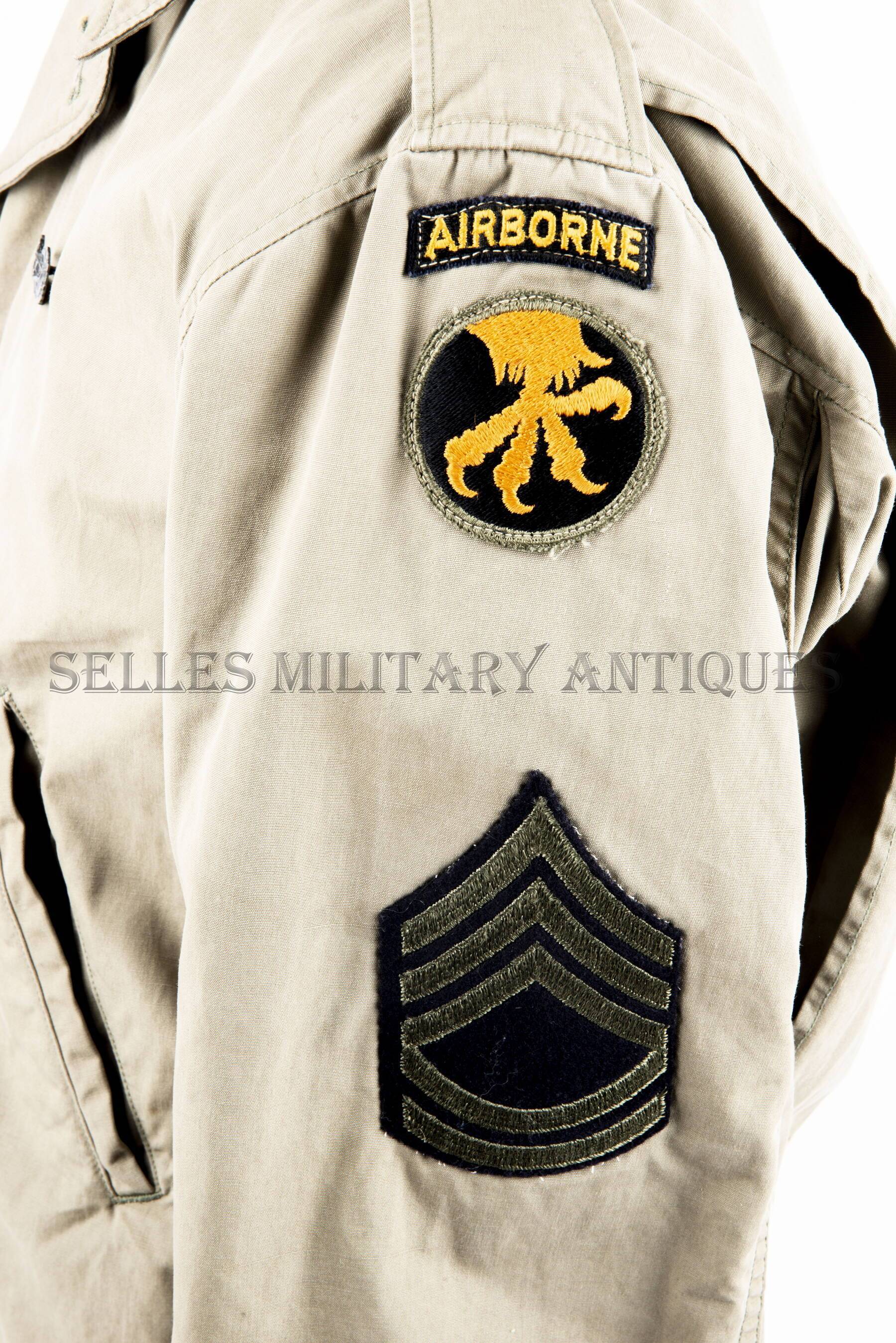 Grouping master sergeant 17eme Airborne parachutiste US (7)