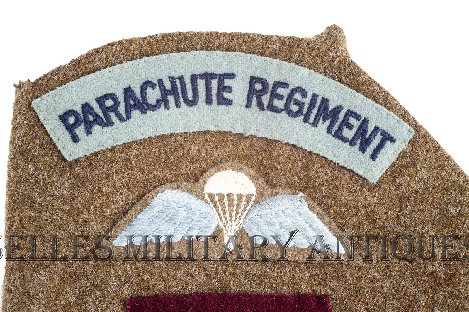 Combinaison insignes Parachute Regiment parachutiste Normandie anglais
