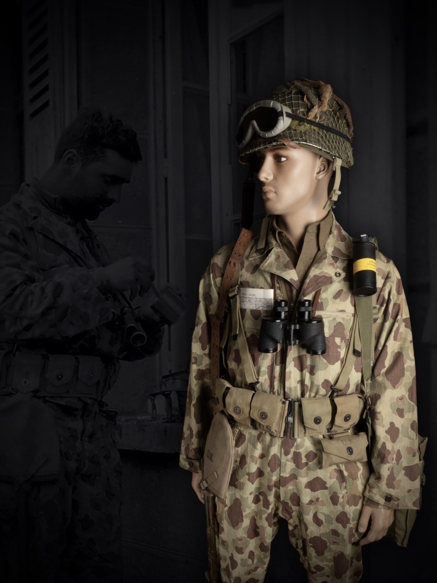 Mannequin-troupe-americain-2nd-Armored-Division-Normandie-1944