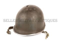 Casque 29eme DI impacte Saint Lo Normandie US - USC006 (1).JPG