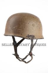 Casque camouflé sable parachutiste LW allemand (1)