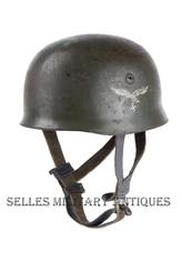 Casque M-38 double insignes parachutiste LW allemand (1)