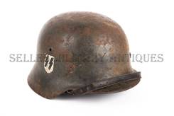 Casque M40 Waffen SS Normandie Allemand (1)