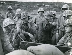 Fifth_Marine_Division_Command_Post,_Iwo_Jima,_1945_resized