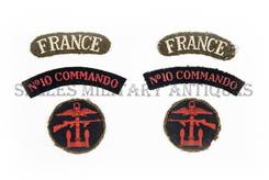 Grouping insigne numero 10 commando Kieffer francais (1)