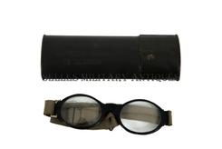 Lunettes + étui pilote de chasse LW allemand (4)