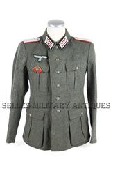 vareuse officier artillerie Heer Allemand (1)