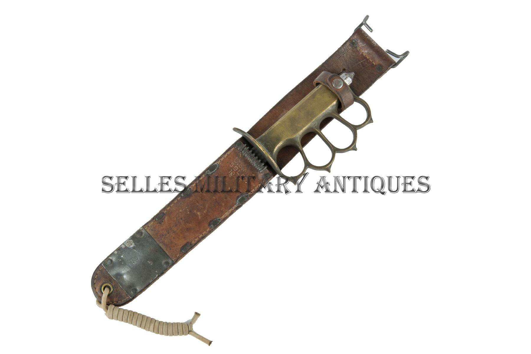 Trench Knife 1918 et son fourreau US (1)