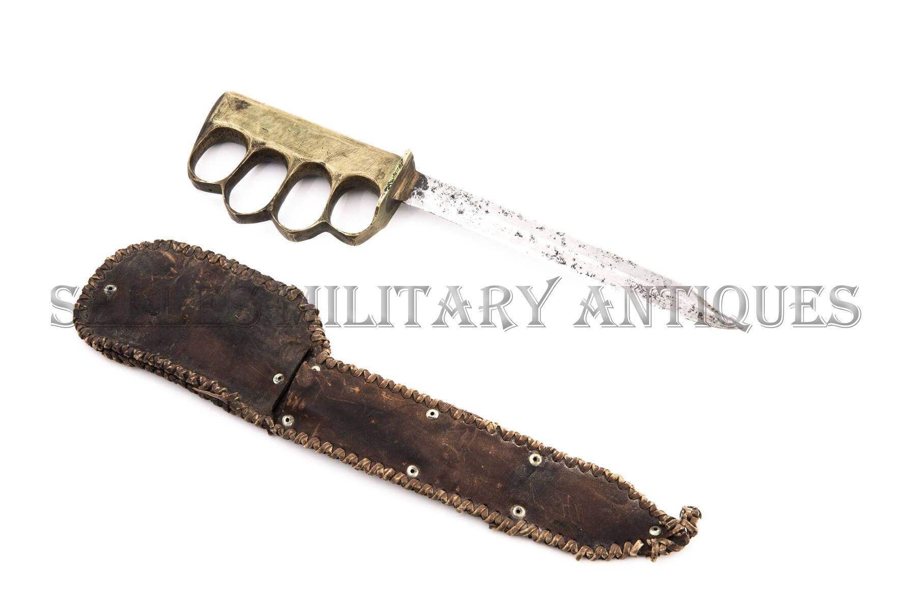 Couteau Trench Knife LF&C 1918 modifié US Selles Military Antiques
