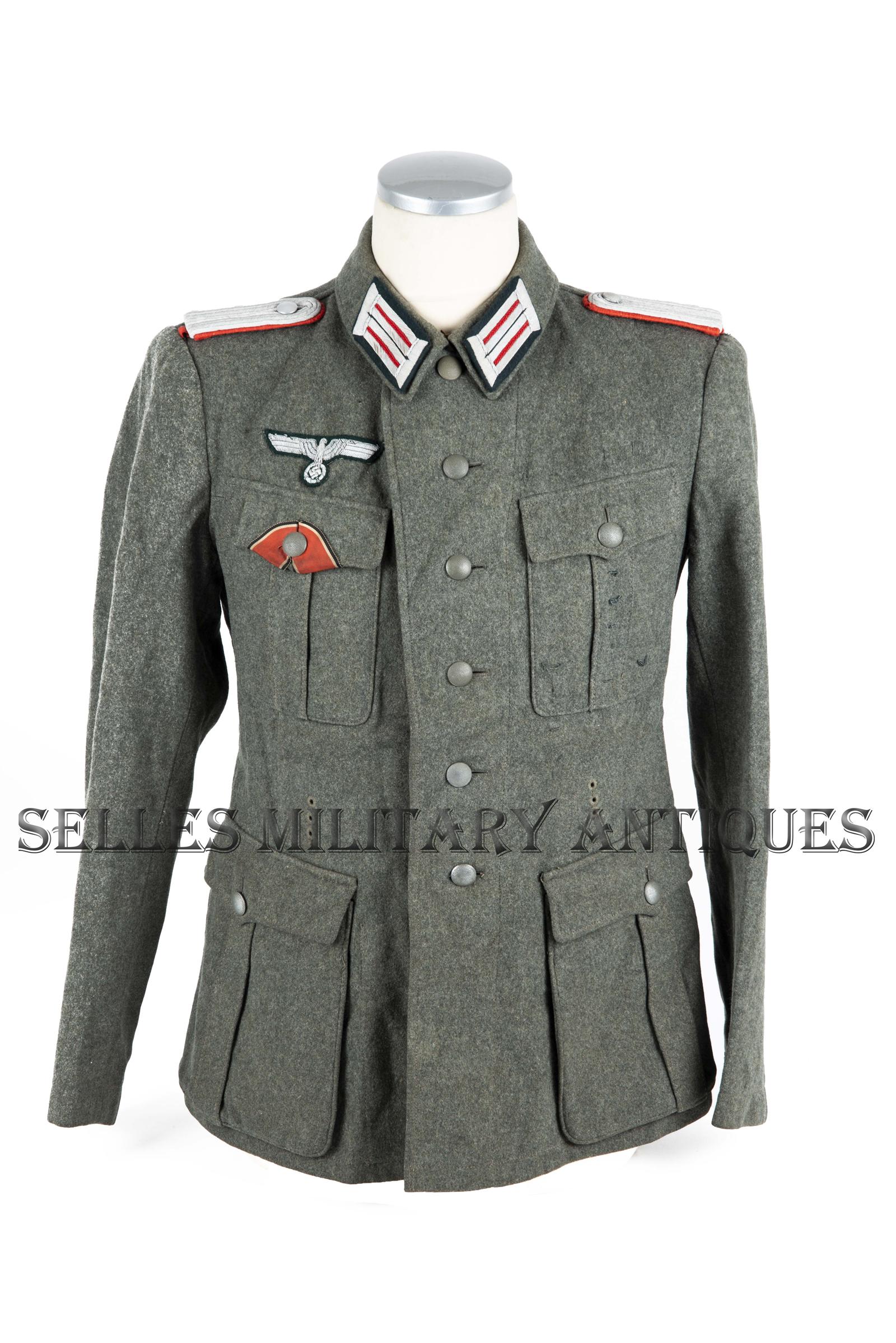 vareuse officier artillerie Heer Allemand (1)