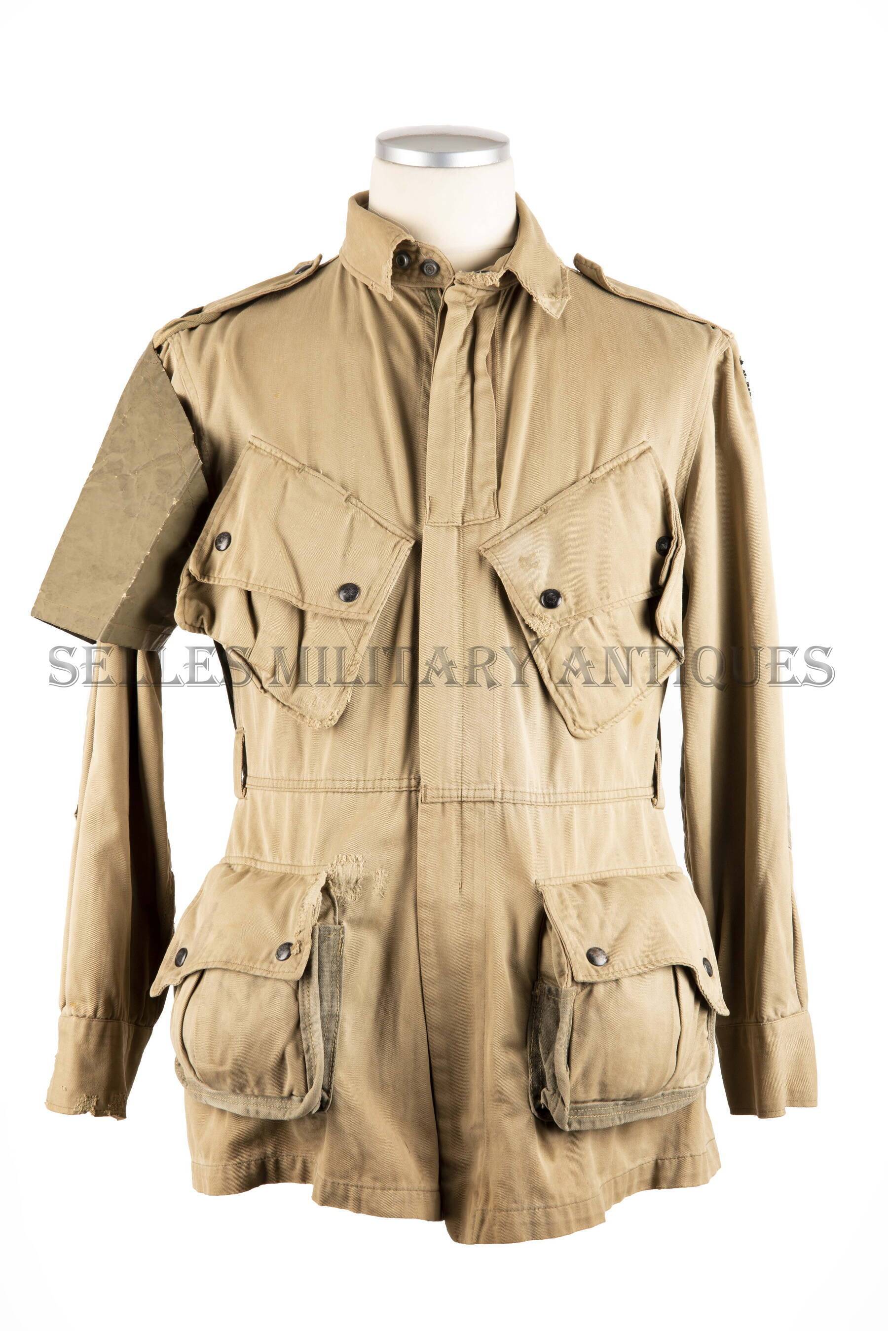 Veste M42 identifié 506th PIR 101st Airborne Normandie US (1)